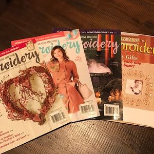 COPY - Set of 4 CREATIVE MACHINE Embroidery Magazines